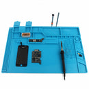 S-170 480x318mm Silicone Pad Desk Work Mat Heat Insulation Maintenance Platform for BGA PCB Solderin