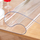 60*120cm Transparent Square Table Mat Waterproof Anti-scald Non-toxic Dining Desk Pad Tablecloth