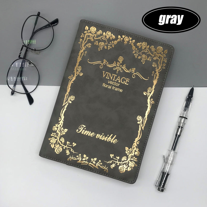 PU strap notebook retro multi-function diary student creative notebook office culture