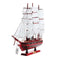 20" LED Light Wooden Craft Nautical Sailor Ship Sailing Boat Wood Sailboat Decorations