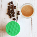 Reusable Stainless Steel Refillable Coffee Capsule Cup Coffee Tamper Compatible for Nespresso/Dolce Machine