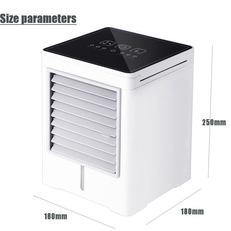 Mini Air Conditioner Water Cooling Fan Touch Screen Timing Artic Cooler Humidifier