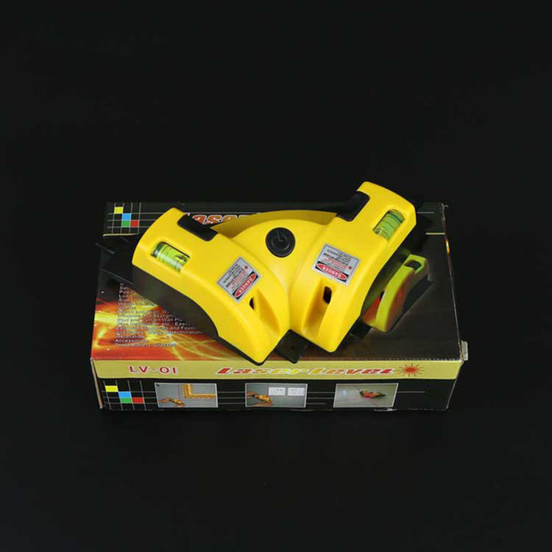 SUNTIN 01 90 Degree Laser Right Angle Ruler Suction Cup Laser Marking Instrument Triangle Level Ruler