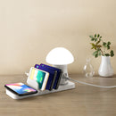 LyRay Tytx-1C Wireless Rechargeable USB LED Night Light Touch Sencer Flexible Dimmable Bedside Desktop Reading Table Lamp Phone Holder