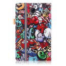 Folio Stand Printing Tablet Case Cover for Samsung Galaxy Tab A 10.5 T590 T595 T597 Tablet - Doodle