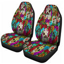 Universal Skull Car Front Seat Cover Breathable Seat Protection Cushion Seat Back Cushion