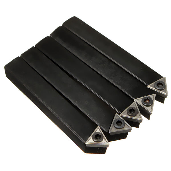 5pcs 5/16 Inch Shank TCMT0902 Lathe Indexable Carbide Inserts and Turning Tool Holders