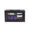 Blue LED Digital Display Voltmeter Mini Voltage Meter Volt Tester Panel For DC 12V Cars Motorcycles Vehicles USB 5V2A Output