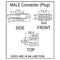 10 sets Male Connector Plug & 2 Female Terminals For Optimate Accumate Battery Charger