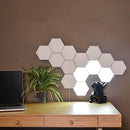 LED Quantum Hexagonal Wall Lamp Modular Touch Sensor Light Fixture Living Room  Decorative Smart Light