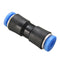 10Pcs Air Pneumatic OD 1/4 Inch Straight Union Push to Connect Fitting