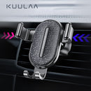 KUULAA Gravity Linkage Automatic Lock Air Vent Car Phone Holder for 4.0-6.5 Inch Smart Phone for iPhone Xiaomi