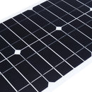 30W 12V Solar Power Panel Monocrystalline Silicon Semi-flexible Home Electricity