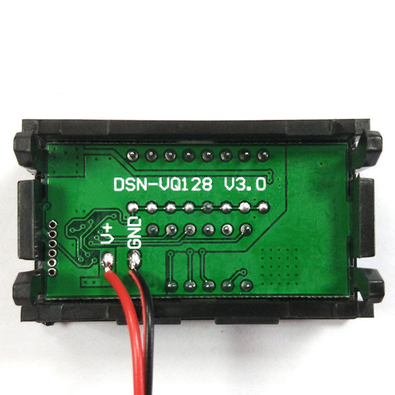 5pcs 12-60V Car Lead Acid Battery Charge Level Indicator Battery Tester Lithium Battery Capacity Meter Dual Red LED Tester Digital Voltmeter