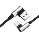 Bakeey 2.4A 90 Degree Angle Type C Fast Charging Data Cable 1M For Oneplus 5t Xiaomi 6 Mi A1 Mix 2s