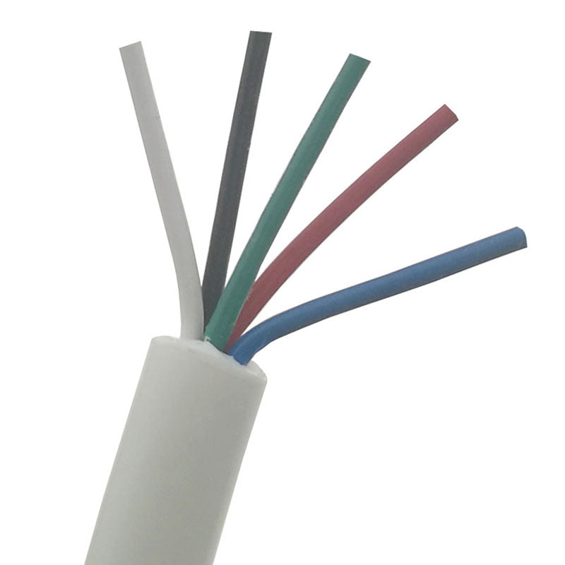 White Soft 5 Core Silicone Wire Soldering Station Handle Line for T12 936 937 907 9501 2028