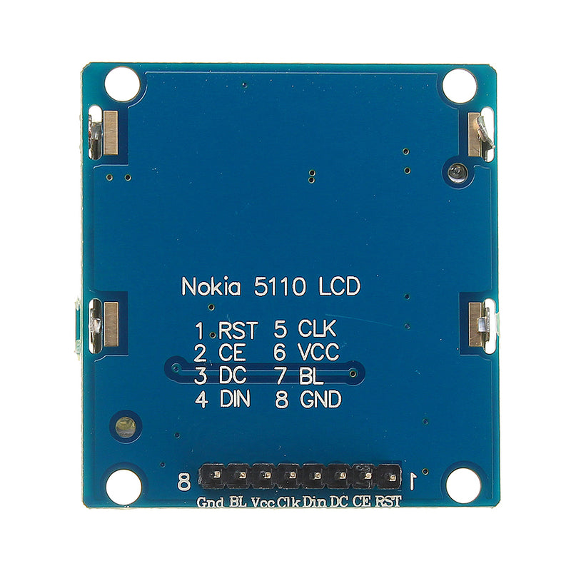 5pcs 5110 LCD Screen Display Module SPI Compatible With 3310 LCD For  Development