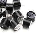 10pcs 12V Active Buzzer Electromagnetic SOT Plastic Sealed Tube Long Sound 12mmx9.5mm