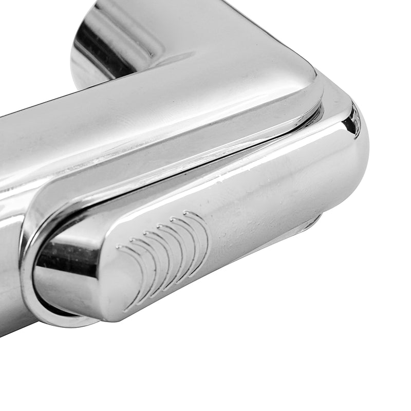 Bidet Shattaf Douche Spray Shut Off Valve Chrome Toilet Shower Head Hose Bathroom Accessories Set