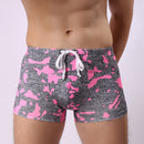 Swimming Hot Spring Surf Camo Printing Swimming Trunks for Men