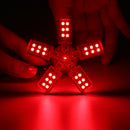 Pair Spider Type 1157 BAY15D LED Car Brake Stop Lights Tail Bulb Lamp Red DC 12V