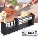 Three-stage Knife Sharpener Anti-skid Base Diamond Knife Sharpener Kitchen Tool