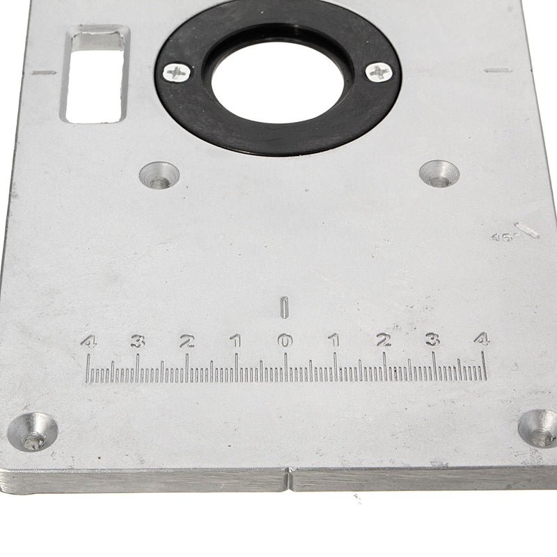 235mm x 120mm x 8mm Aluminum Router Table Insert Plate For Wood Working Benches