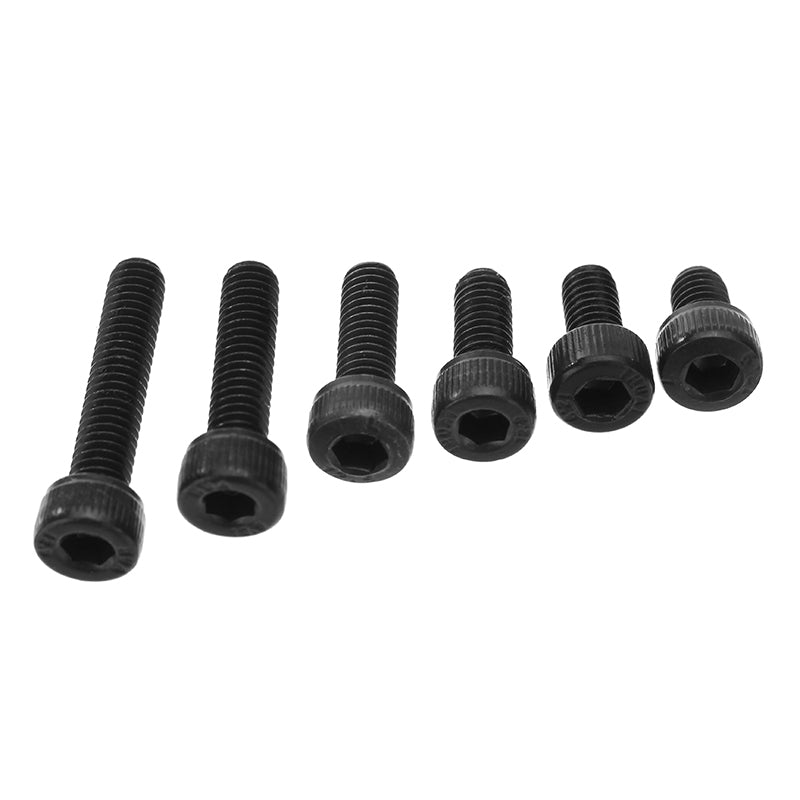 Suleve M4CH1 M4 Carbon Steel Hex Socket Cap Screws Bolts Nuts Assortment Kit 250Pcs