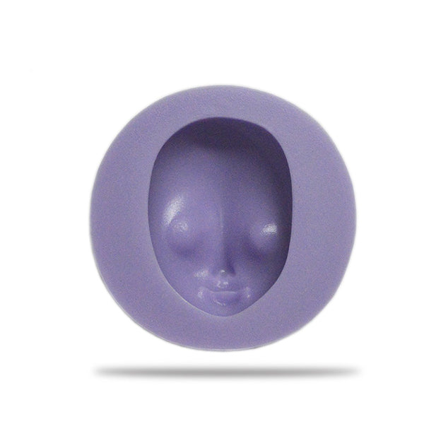 3D Baby Head Silicone Mould Girl Face Fondant Cake Mold Trick Tool Creative Baking Accesseries