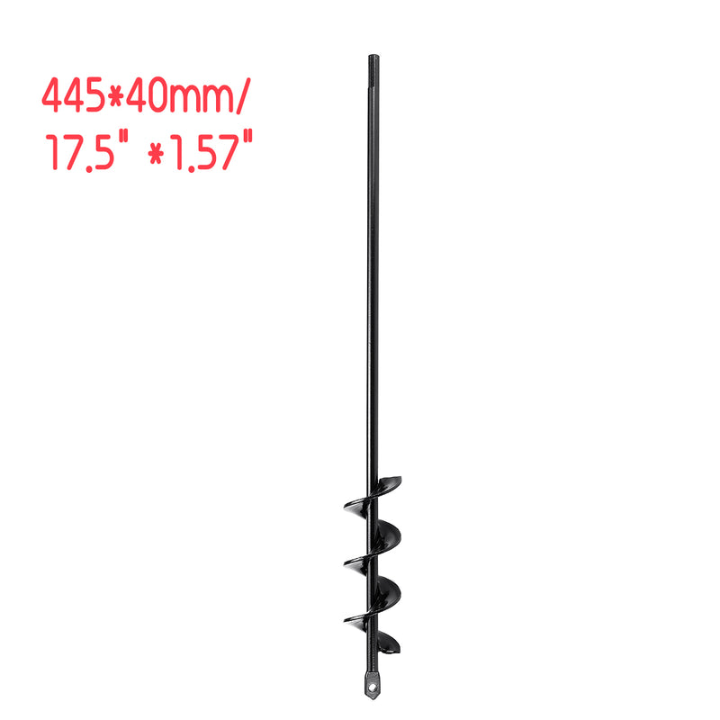 Auger Spiral Drill Bit Yard Garden Drill Planting Planter Hole Digger Tool