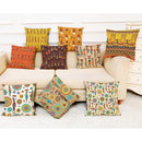 Ethnic Style Cotton Linen Cushion Cover Square Decoration Pillowcase House Decor Pillow Case