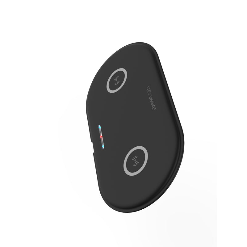 2 in 1 Wireless Fast Car Charger Pad 20W Quick Charging For iPhone8/ Xs Max Etc