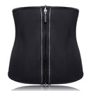 Women's Underbust Latex Slimming Zip Corset Sport Girdle Waist Trainer Cincher Slimming Body Shaper