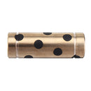 4Pcs UM2 UM3 8x12x35mm Inlaid Graphite Copper Sleeve Bearing for 3D Printer