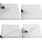 A-Type White Silicone Design Mat with Basic Template + Insulation Silicone Finger Caps Kit 3D Printing Pen Drawing Tools