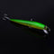 ZANLURE 5Pcs 17.6cm 30g Minnow Bionic Bait Hard Plastic Bait Fishing Lure With 2 Hooks