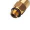 10pcs Creality 3D M6 Thread Nozzle Brass Pneumatic Connector Quick Joint For 3D Printer Remote