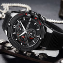 MEGIR 2095 Fashion Men Watch Chronograph Waterproof Luminous Display Sport Quartz Watch