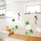 Miico SK9338 Lotus Painting Stickers Living Room And Bathroom Decorative Wall Sticker