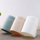 Household Plastic Plain Toothbrush Cup with Handle Mouthwash Cup Toothbrush Cup for Couples