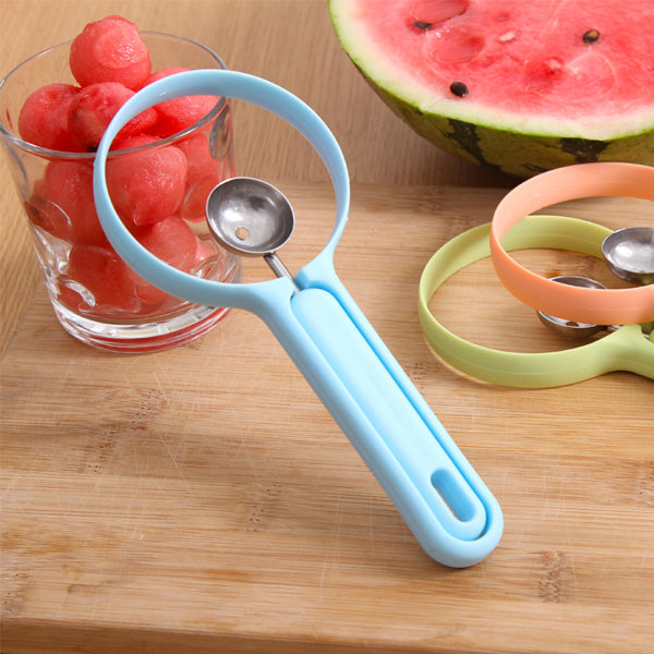 Honana CF-SP02 2Pcs/set Fruits Scoops Peeler Spoon Cutter Melons Dig Ball Kitchen Gadget