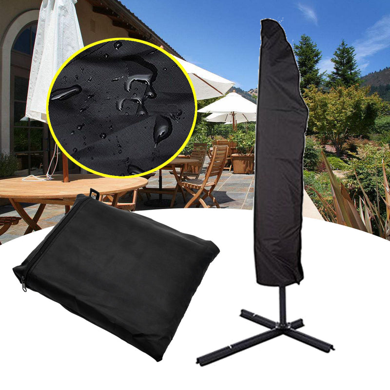 104x27inch Outdoor Garden Parasol Cover Waterproof Anti-UV Rain Umbrella Storage Bag