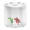 5L USB LED Small Fish Tank 180 Open Acrylic Half Moon Mini Aquarium Decor
