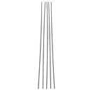 5pcs 2mm Diameter x 500mm Carbon Fiber Rods Tube For RC Airplane Matte Pole