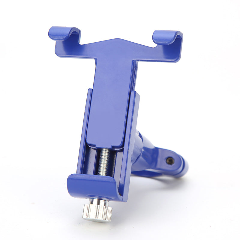 Metal Ajustable Clip Anti-scratch Bike Bicycle Handlebar Holder Motorcycle Rear View Mirror Stand for Mobile Phone
