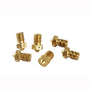 4Pcs for One Size Brass V6 Nozzles 1.75mm 0.3/0.35/0.4/0.5/0.6/0.8mm Hotend Nozzle for 3D Printer