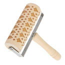 Merry Christmas Wooden Print Rolling Pin Christmas Decorations Dessert Tools