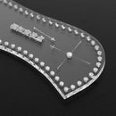 Acrylic Wallet Pattern Stencil Template Handmade Leather Craft Tool DIY Set Key Chain Case Holder