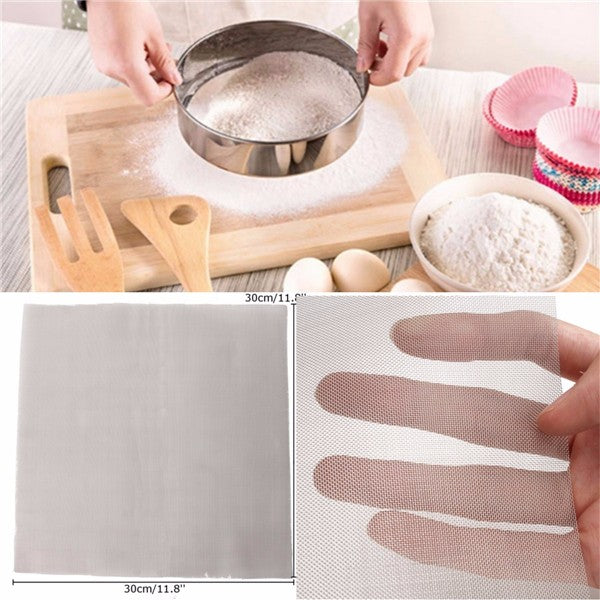 40 Mesh Stainless Steel 12x12 Inch Mesh Strainer Filer Net Screen