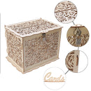 Rustic Wedding Greeting Card Box Birthday Party Decorations Supply Gift Money Box